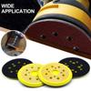 Buffing 3/4 Nails Pneumatic Grinder Tray Sander Polishing Sanding Pads Backing Self-adhesive Disc