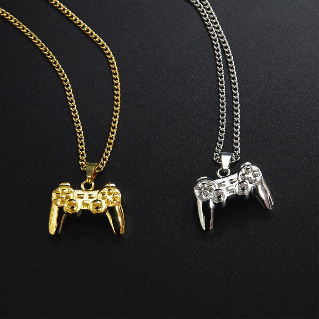 Statement With Style Game Controller Pendant Necklace Instantly Elevate Any Outfit Metal Chain Gift Idea, Sliver