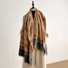 Women Warm Cloak Winter Scarves Bohemia Print Shawl Thickened Imitaion Cashmere Blanket Fashionable Luxury Versatile Scarf
