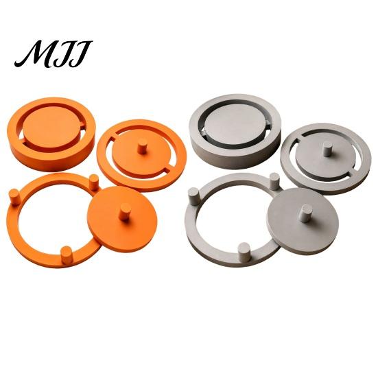 Pottery Studio Supplies 1 Set Foot Ring Tools, Clay Base Maker, Aligned Footing Guide Template, Even Press for Bowls And Mugs, Studios,