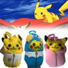 Pokemon Pikachu Sleep Bag Plush Keychain For Collectors Pendant