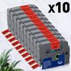5 шт./10 шт. 6/9/12 мм TZe231 Совместимая для Brother P-touch TZe221 TZe211 TZe-Белая-Лента Ламинированная этикетка для принтера Brother PTH110