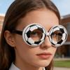 Plastic Temple Arms Soccer Ball Glasses Soft Felt Novelty Party Glasses  Football Carnival