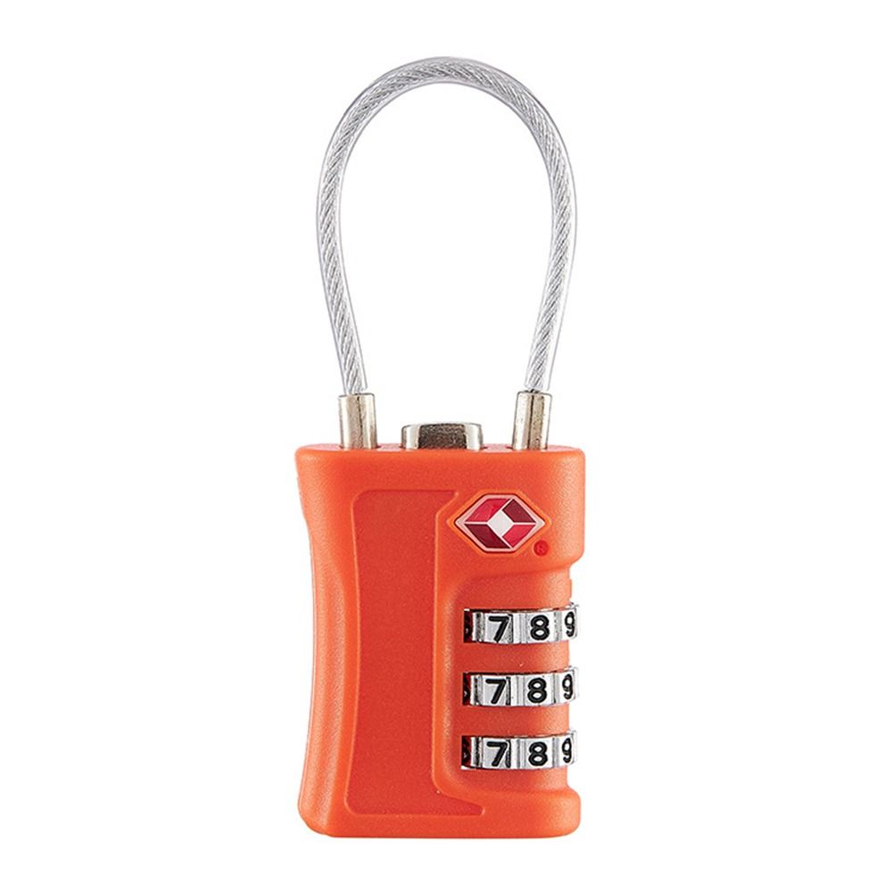 Tool TSA Customs Code Lock Contrast Color Padlock 3 Digit Combination Lock Luggage Password Lock