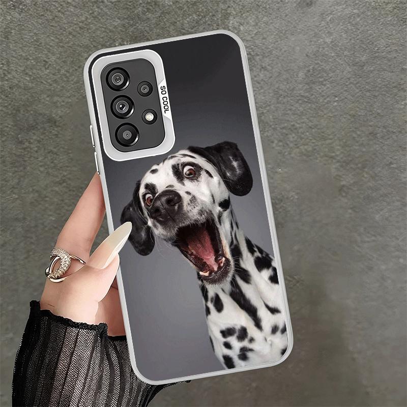 Dalmatian Cute Dog Shockproof Phone Case for Samsung A17 A16 A15 A14 A37 A57 A36 A56 A26 A35 A55 A25 A34 A54 A24 A13 A23 A33 A53