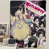 Гобелен Watamote, Как ни посмотри, Аниме Настенное Искусство Ткань для Эстетичной Комнаты и Комнаты Подростка Декор