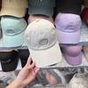 New Korean version embroidered letter soft top baseball cap female face small street cap tide