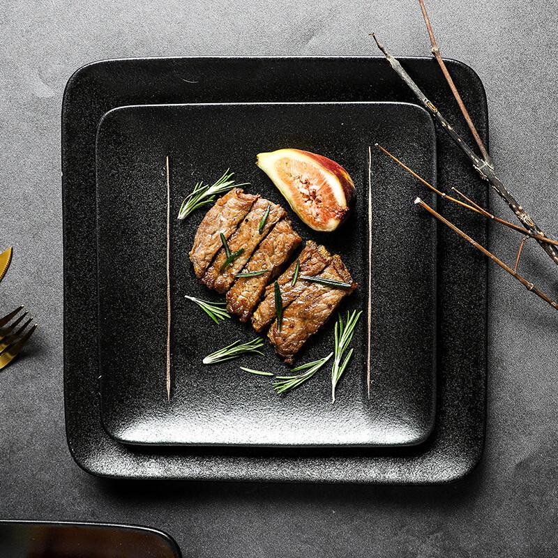 Керамический набор мисок в японском стиле с золотой каймой