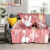 Мечтательная балерина, фея, лебедь, единорог, мультяшное одеяло, мягкий плед для дома, спальни, кровати, дивана, пикника, путешествий, для детей