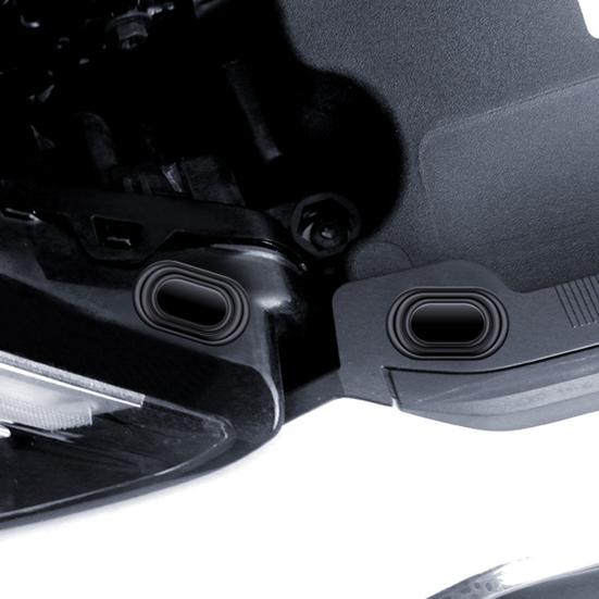 4/6/8/10 шт. амортизаторы для дверей автомобиля, простая установка, универсальные звукоизоляционные утолщенные силиконовые упоры для дверей автомобиля