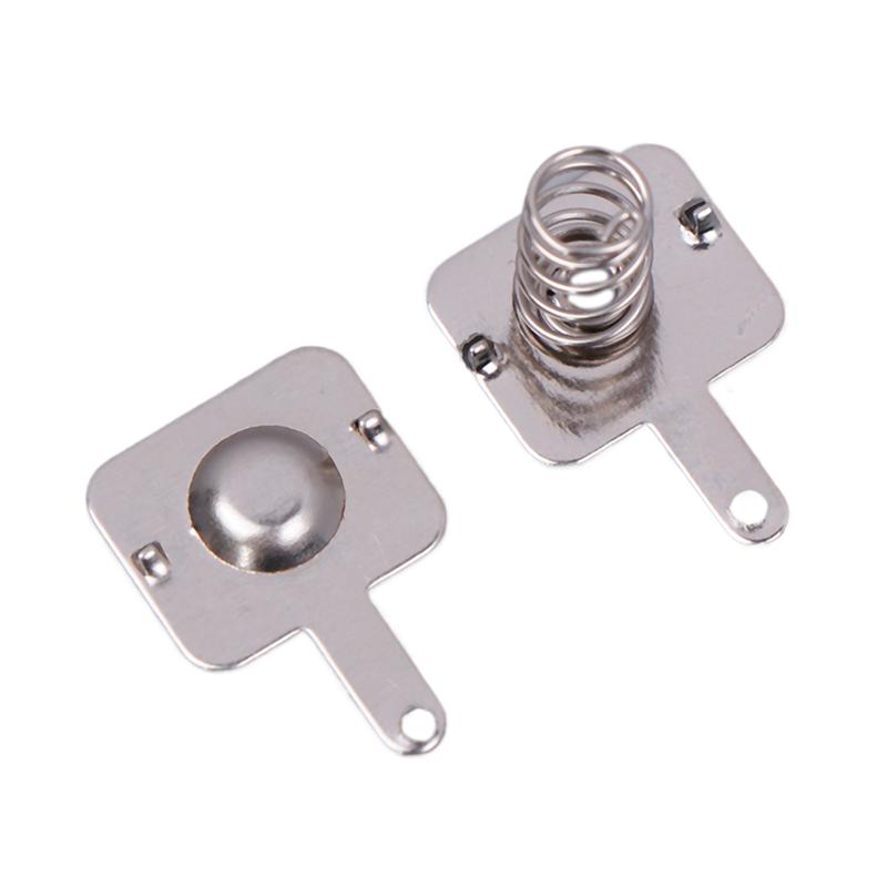 20PCS 18650 Battery Sheet Spring Connector Bipolar Positive Negative Tabs for Electronics Battery Pack Assembly DIY