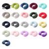 Removable Velvet Pillow Cover Memory Foam Travel Neck Pillow, U Shaped Headrest for Airplane Comfortable Cushion Car, Soft Support Office Nap,