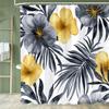 Синие Цветы и Бабочки Шторка для Душа Занавеска для Ванной Печатный Полиэстер Цветочные Занавески для Ванной для Домашнего Декора Занавеска