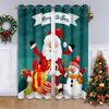 Рождественские оконные шторы, Декор для дома, спальни, кухни, гостиной, рождественские украшения, рождественские подарки, Navidad Natal, Новый год