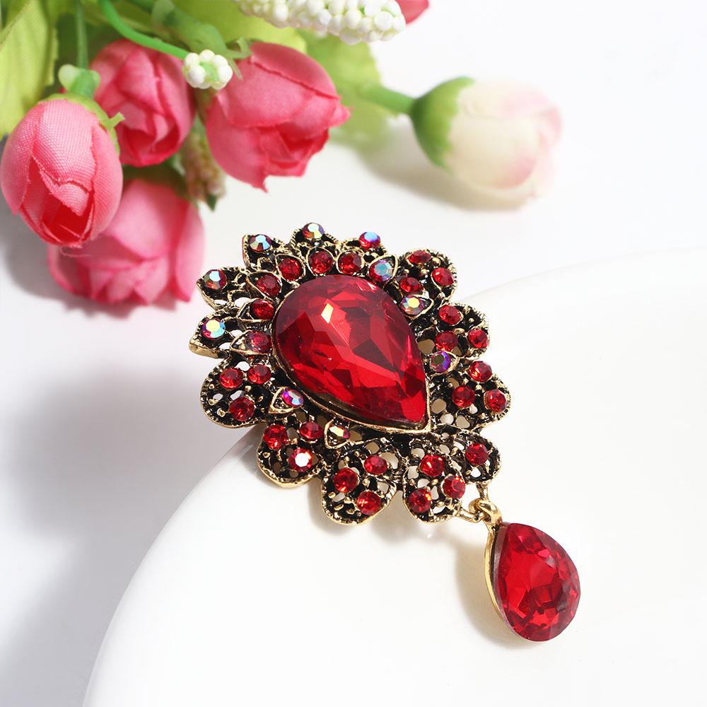 Clothing Elegant For Women Crystal Unisex Dress Jewelry Fashion Accessories Corsage Brooch Pins