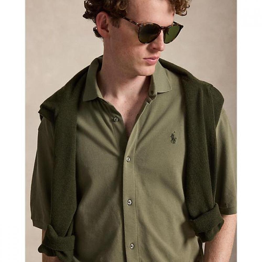 Polo Ralph Lauren Men S Relaxed Fit Cotton meSh Shirt Mnpowov1n821055300