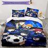 3pcs BlueLock Bedding Set Duvet Cover Closure Includes 1 Duvet Cover & 2 Pillowcases, Soft and Comfortable for All Seasons.