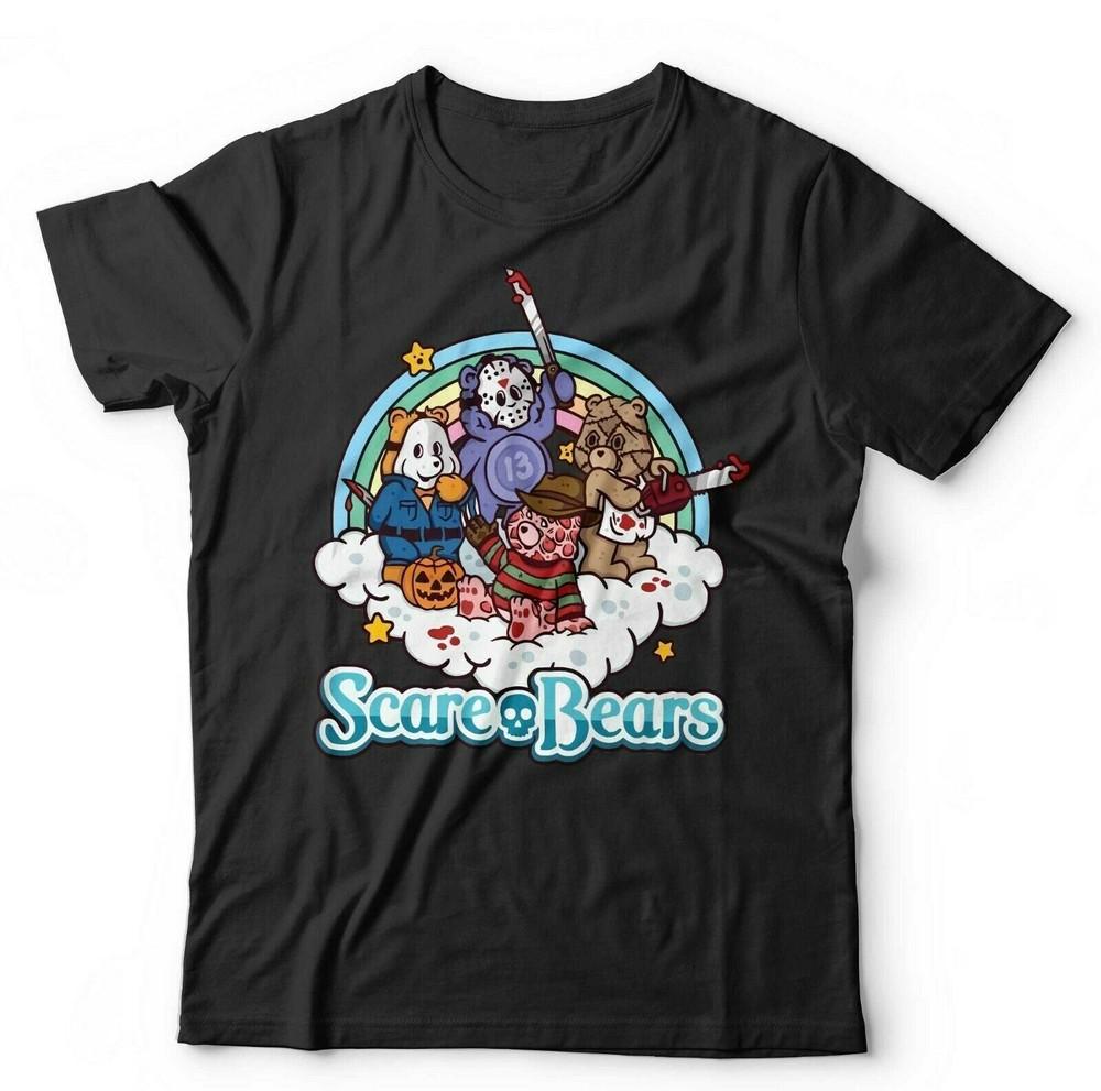 Scare Bears Tshirt Unisex and Kids Horror Parody Halloween Funny