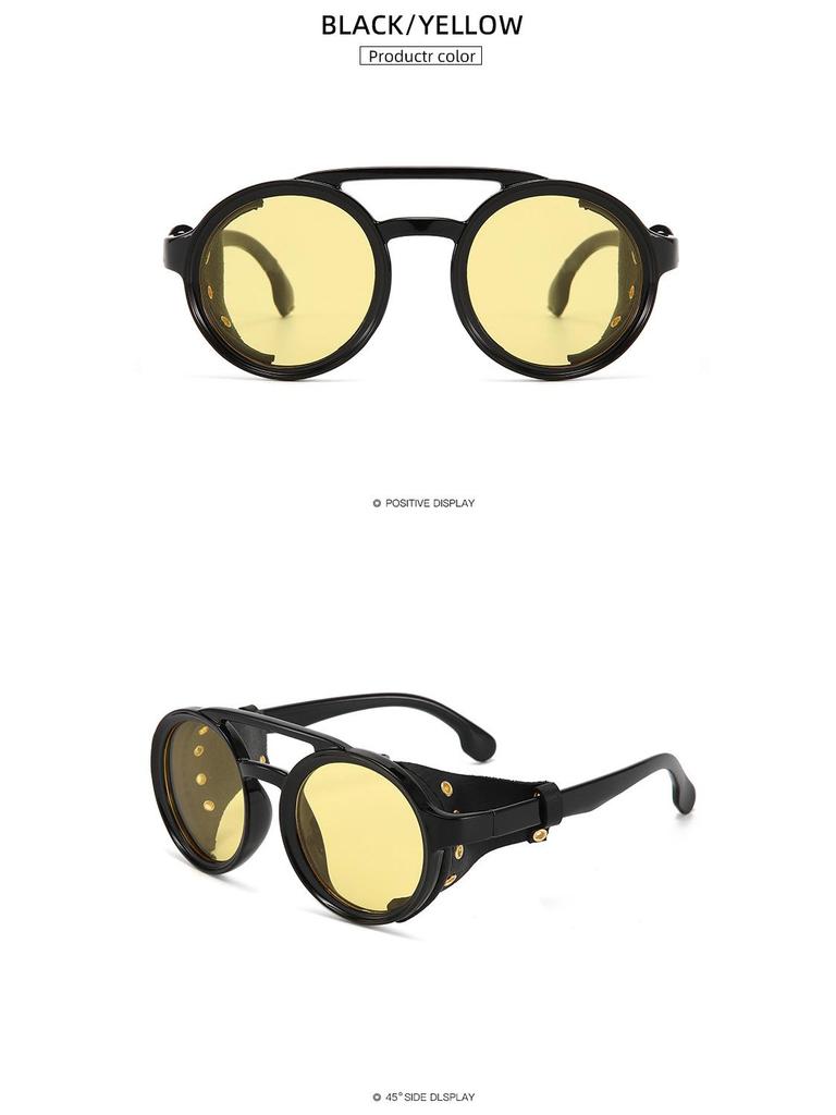 Polarized Night Vision Wind & Sandproof Retro Cycling Aviator Sunglasses for Driving, Hiking, and Climbing