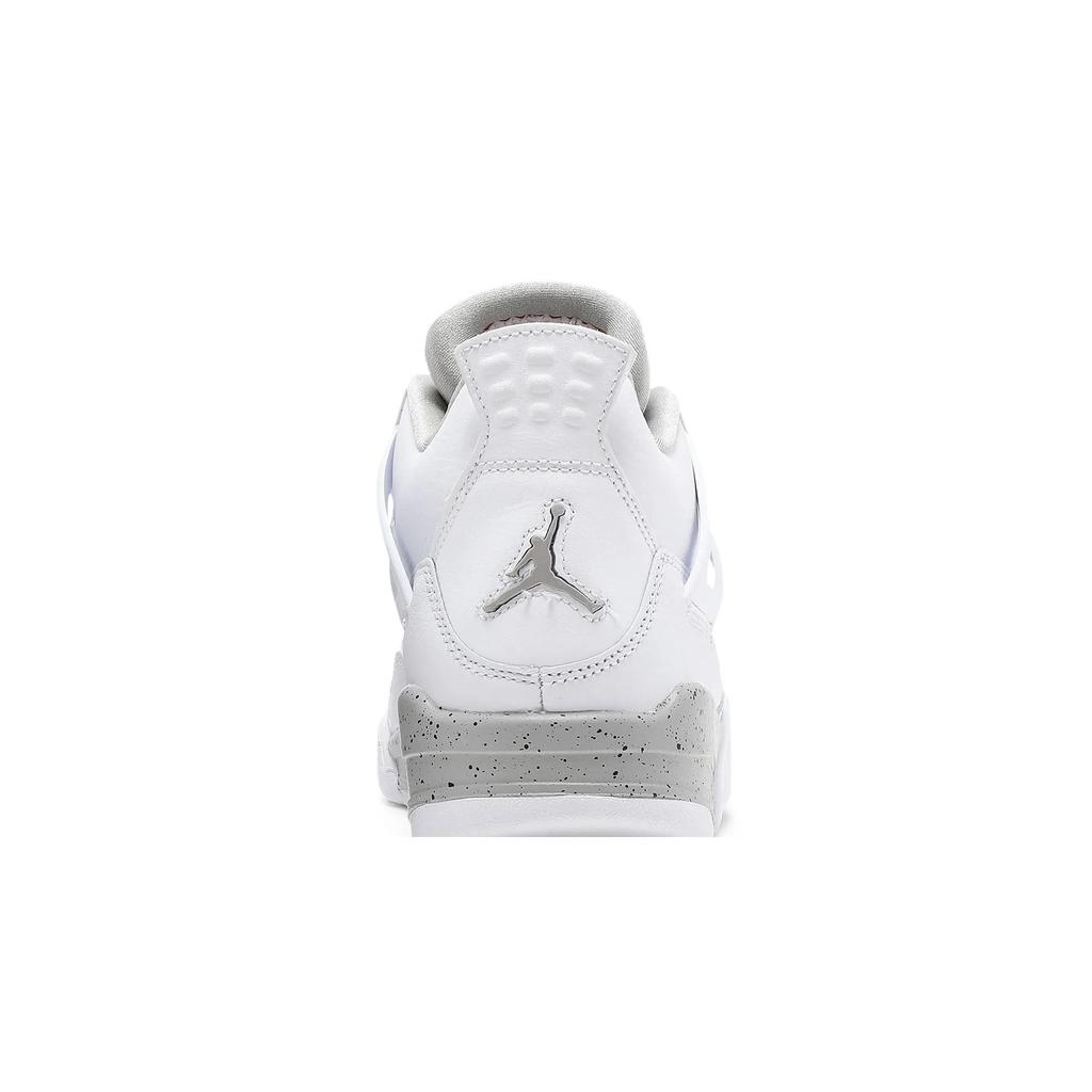 Air Jordan 4 Retro Grade School 'White Oreo' (Unisex) White / Tech Grey / Black / Fire Red Kids' Basketball Shoes DJ4699 100