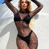 Новое эротическое женское сексуальное взрослое прозрачное боди-чулки для тела с открытой промежностью, цельный боди, костюмы для косплея