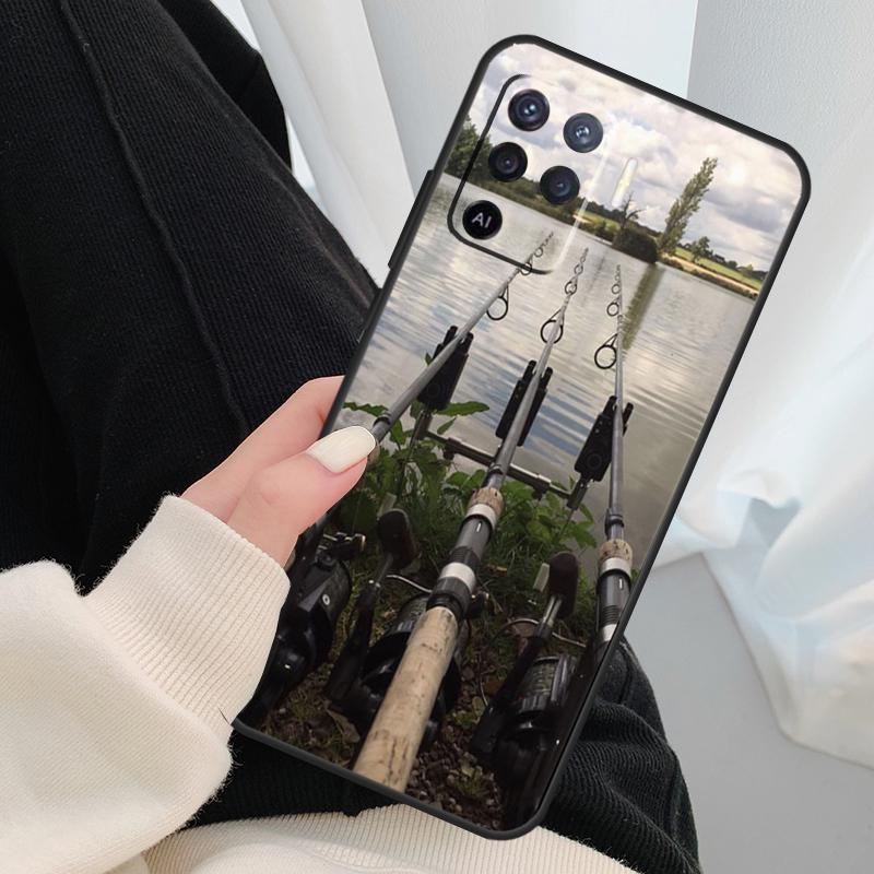 CARP FISHING CARP RODS Case For Oppo A54 A74 A94 A18 A57 A17 A77 A38 A58 A78 A98 A80 A60 A40 A96 A76 A16 A15 A5 Pro