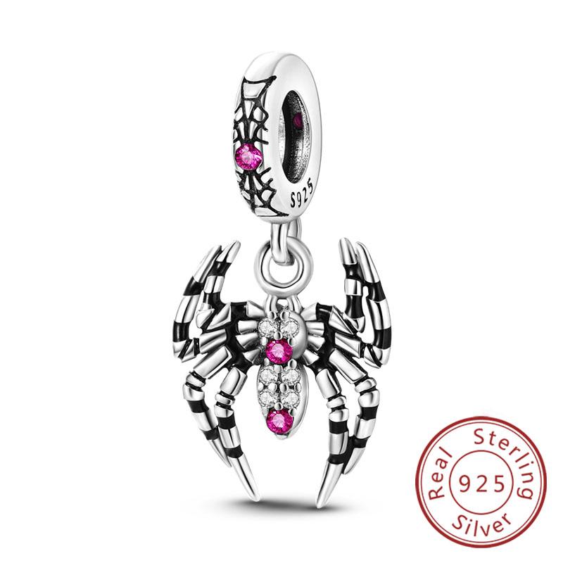 Оригинальные шармы-подвески из меди в виде светлячка, пчелы, бабочки, колибри для браслетов, женские украшения в подарок