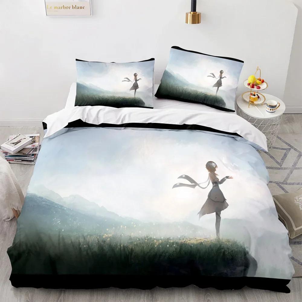 Exquisite Games Anime Printed Bedding Set Duvet Cover Pillowcase Boy Girls Comforter Sets Gifts Home Textiles Bedroom Decoration