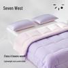 Подушка-одеяло 7C Mori Sleep из ткани минки с точками и соевого волокна