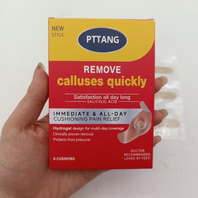 6 пластырей Пластырь от мозолей Удалитель мозолей Пластырь для пальцев ног Пластырь Клейкая подушечка от мозолей Нетканый материал Мозоли на пальцах ног Удаление мозолей