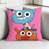 The Amazing World Of GumballL Square DoubleSided printed Pillow Case Bedroom Bedside Pillow Sofa Cushion Cover Gift