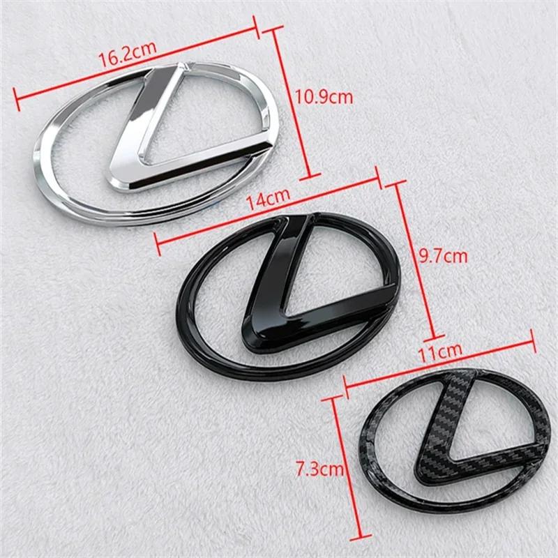 2026 Hot Interior Stickers ABS Car Front Hood Trunk Rear Badge Sticker For Lexus IS250 RX350 ES200 ES300 ES250 ES350 CT200H NX30 ZJ3