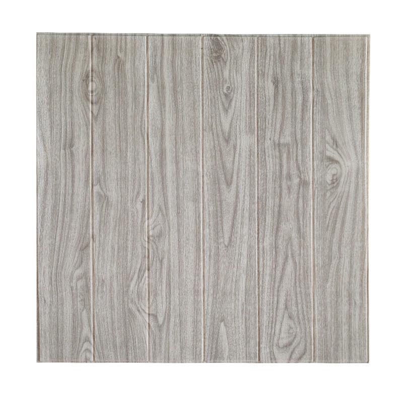 1/5/10Pcs 3D Wall Sticker Wood Grain Self-adhesive Wallpaper 35*35cm Decoration Bedroom Living Room TV Background