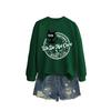 Womens Oversized Casual Hoodie Sweatshirt With Graphic Print Winter 2025