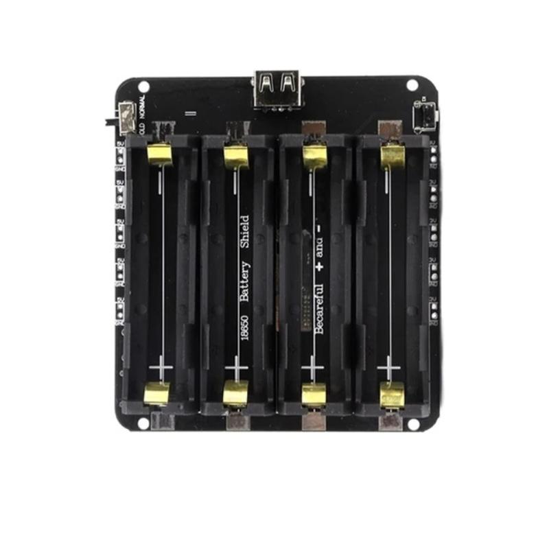 Держатель для батарей 18650 с одним отсеком, поддержка USB 5V/2A 3V/1A, V3 Battery Shield, модуль зарядки батарей для Raspberry Pi