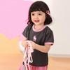LUSON Baby Girl's Summer Round Neck Short Sleeve T-Shirt
