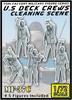 Tori Factory 1/72 Серия военных миниатюр: Современные США. Смоляной набор для чистки самолетов на палубе авианосца ВМС MF-37C