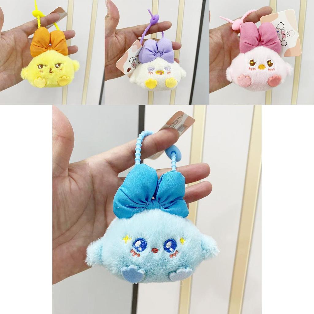 Bowtie Adorable Plush Chick Keychain Cute Cartoon Backpack Accessory Doll