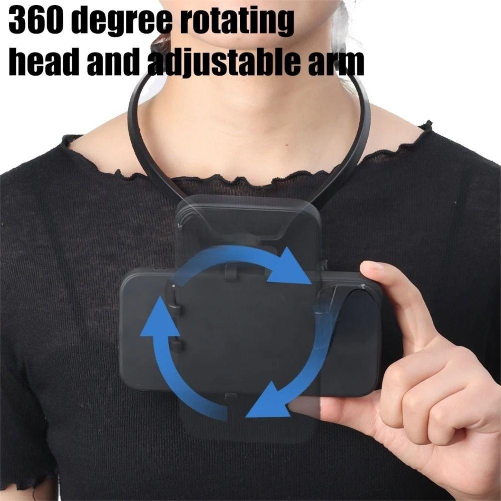 Portable Neck Phone Holders 360° Rotatable Sports Camera Accessories