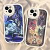Чехол для телефона для мобильной игры C-Cookie Run Kingdom Для iPhone 16 15 14 13 12 11 Pro Max Plus Мягкий кожаный чехол