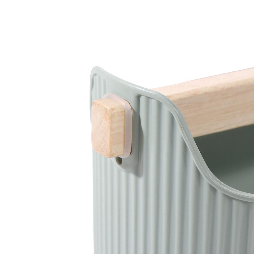 Wood Handle Coffee Grounds Container Large Capacity Espresso Dump Bin Coffee Grind Knock Box Cafe