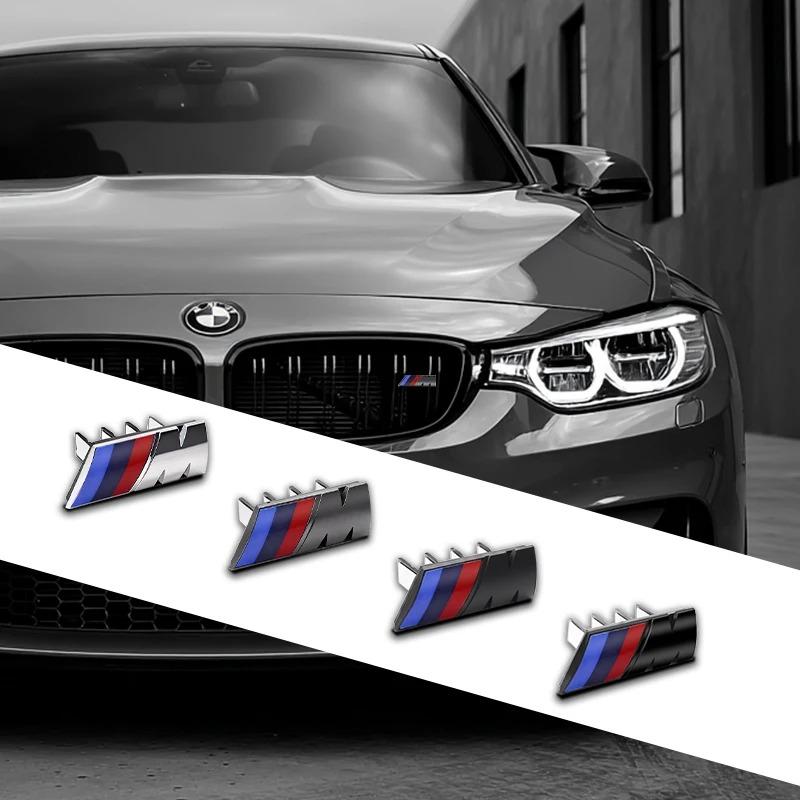1Pcs 7.3cm 9cm M Logo 3D ABS Car Styling Front Grille Badge Emblem Accessory For BMW Performance E36 E60 E90 X2 X1 X3 X5 E46 M3 xs2