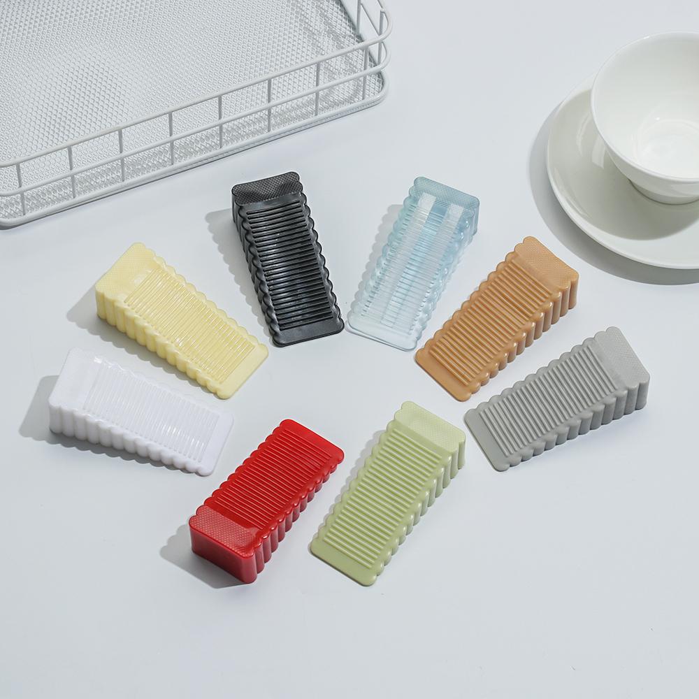Baby Safety Self Adhesive Anti-Collision Wall Protector Door Wedge Door Stopper Floor Block