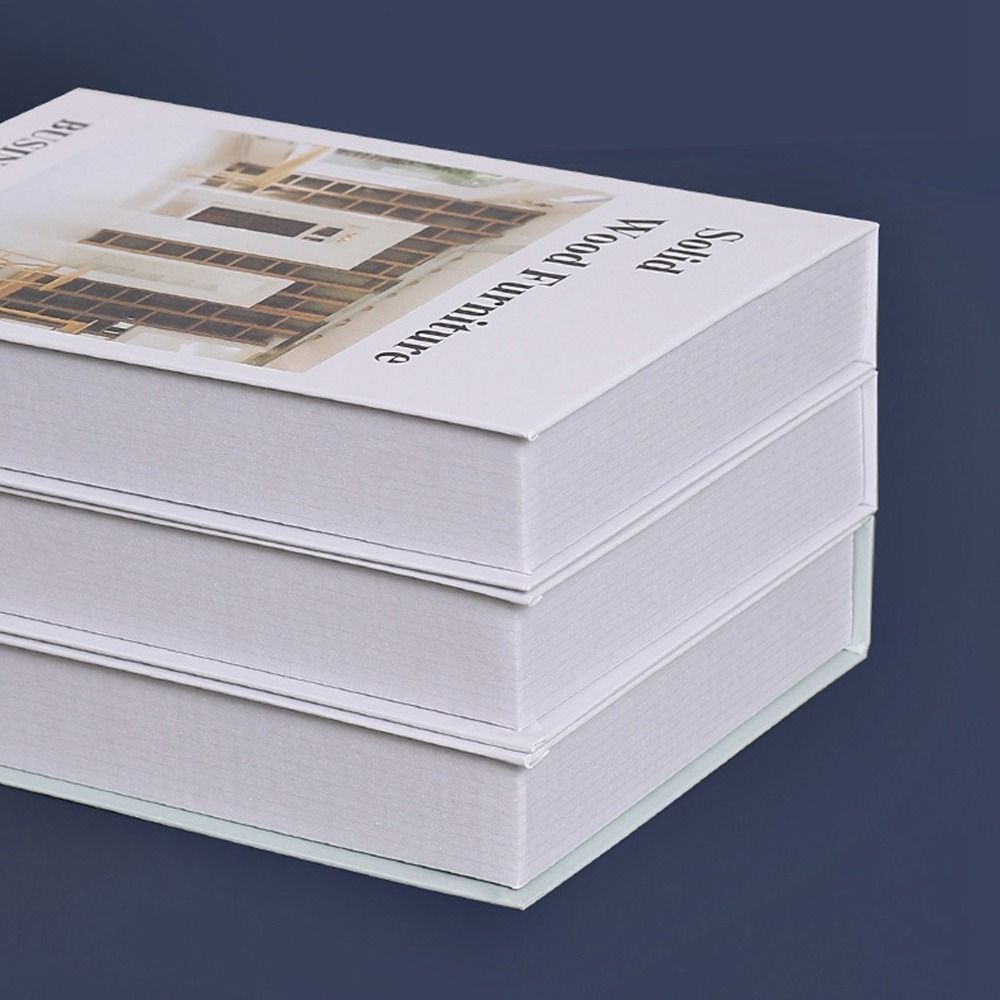 Foldable Simulation Book Simple Desktop Book Ornaments Decoration Book Fake Book Photo Props
