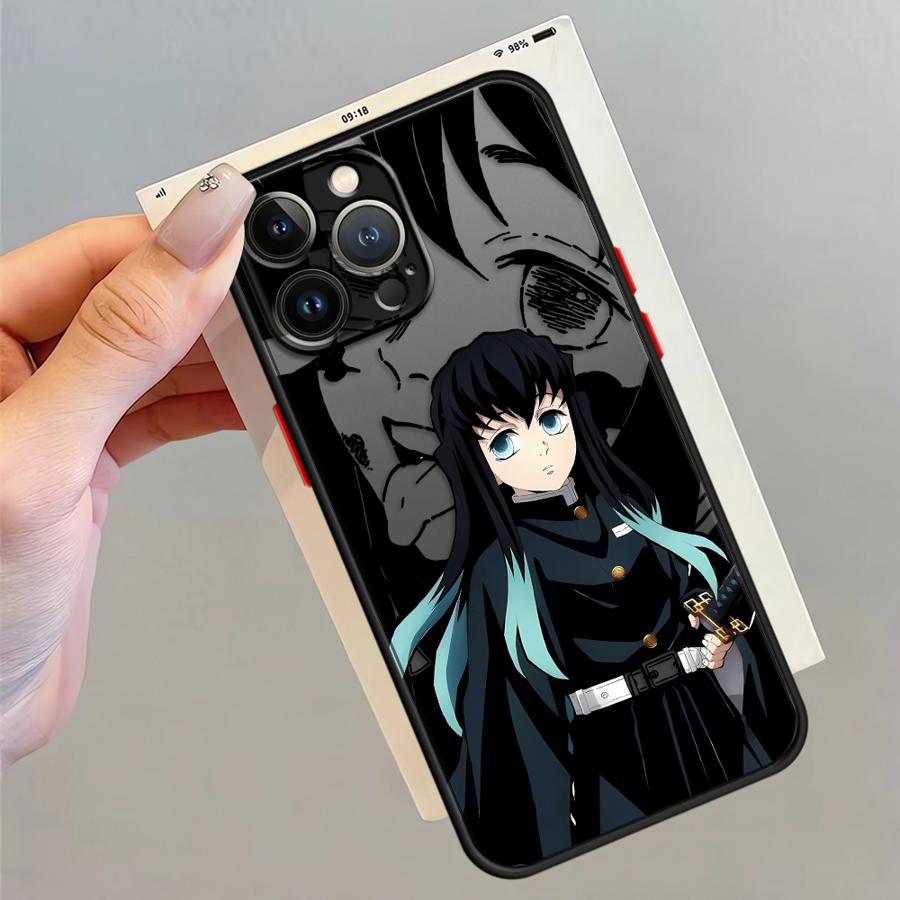 Горячий Аниме Клинок Рассекающий Демонов Чехол для iPhone 17 Pro Max 12 Air 15 16 Plus 11 14 XS XR 13 Mini 7 8 SE Funda Задняя Крышка Телефона