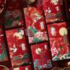 6pcs Traditional New Year Red Envelopes Hongbao Good Luck Red Pocket Money Packet Bonus