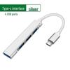 Высокоскоростная многофункциональная док-станция Type-C USB 3.0 - 4-портовый расширитель для ноутбука