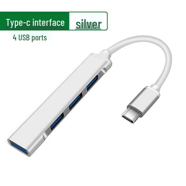 Высокоскоростная многофункциональная док-станция Type-C USB 3.0 - 4-портовый расширитель для ноутбука