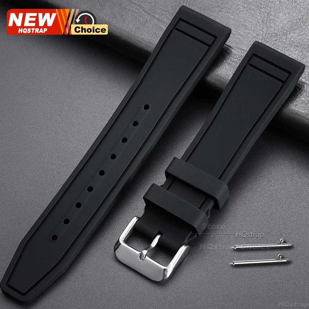 New High Quality Thick Silicone Watch Strap 20mm 22mm Quick Release Women Men Waterproof Wristband for Seiko Bracelet for Rolex