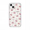 Магнитный чехол для iPhone 17 Pro Max с дизайном «Маленькие вишенки» на весь экран - Жесткий чехол с большим отверстием для iPhone 16/15.
